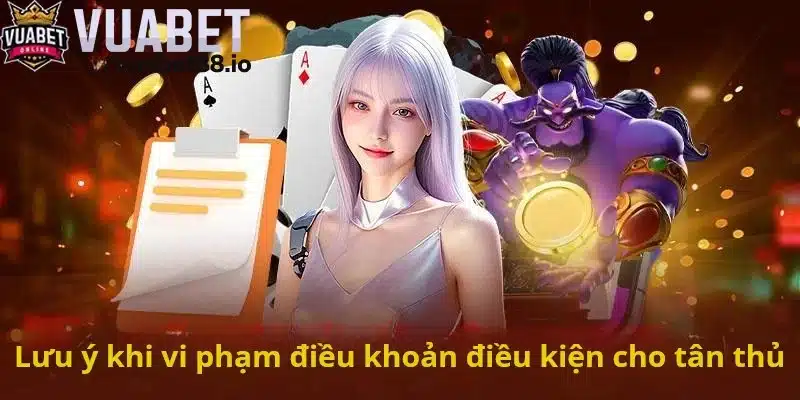 Lưu ý khi hội viên vi phạm chính sách này